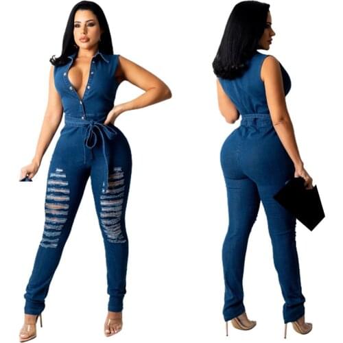 WUHE Womens High Jeans