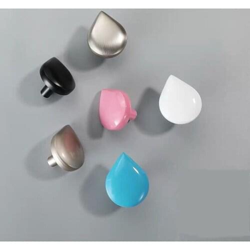 1PCS Light Luxury Single Hole Zinc Alloy Cabinet Handles and Knobs Wardrobe Door Pulls Furniture Hardware