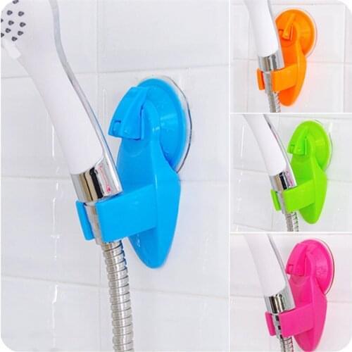 1pcs Home Bathroom Shower Head Holder Wall Suction Vacuum Cup Wall Mount Adjustable Faucet Holder High Quality Solid Sucker