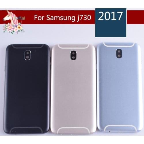 10pcs/lot For Samsung Galaxy J7 2017 J730 J730F Housing Battery Cover Door Rear Chassis Back Case Housing Replacement