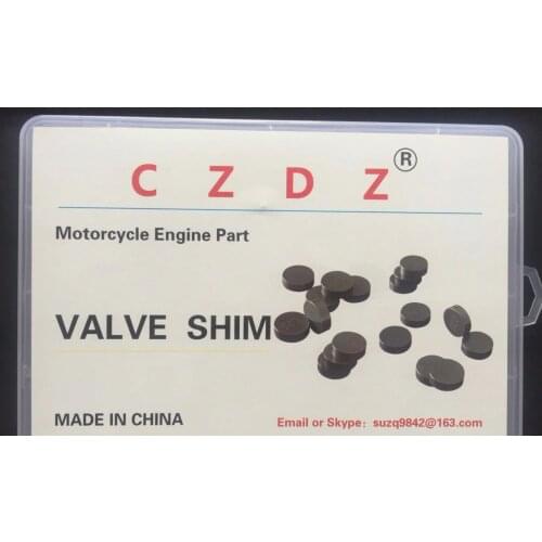 135pcs Motorcycle Engine Parts Adjustable Valve Shim 7.48MM 7.48 mm Valve Shim Refill Kit For Honda Suzuki Yamaha Kawasaki ER6N