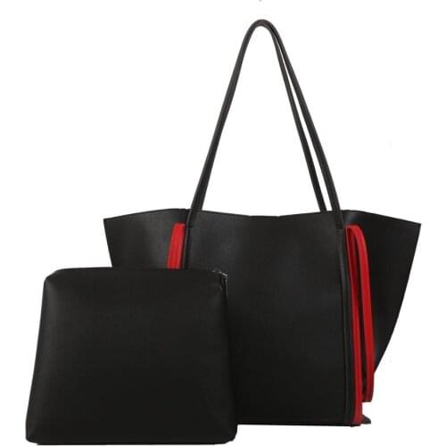 2PCS Bags For Women 2020 Fashion Purses And Handbags Luxury Designer Composite Bag Shoulder Bag New Fashion Large Women Purse