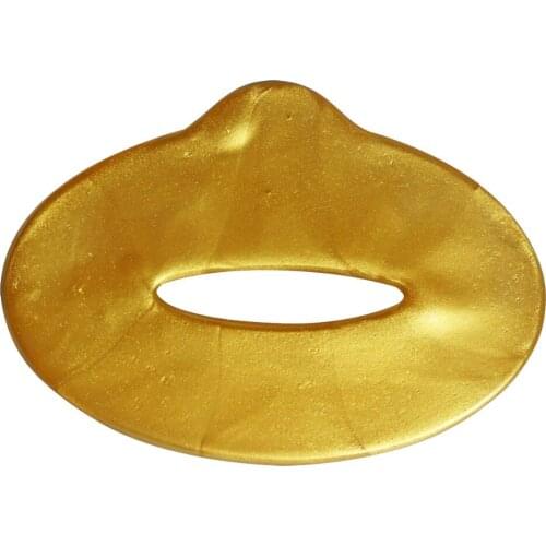 2pcs Gold Collagen Crystal Lip Mask Moisturizing Plump Anti Aging Anti Wrinkles Exfoliating Lip Film Patch