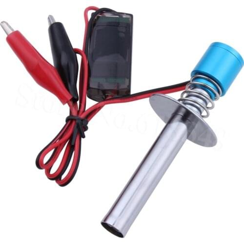 5pcs/lot Upgraded Electronic Glow Plug Starter Igniter for Nitro RC Car Boat 80100 Fit HSP Himoto Redcat etc