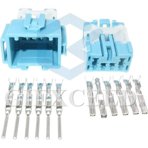 6 Pin 6098-1373 6098-1377 Auto Light Power Socket Car Lamp Wire Female Male Plug Connector For Honda