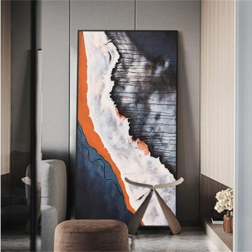 High quality hand-painted abstract pictures on canvas painting animal pictures for living room wall art abstract home decoration