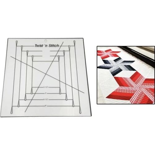 Acrylic Quilting Template Clear Patchwork Making N Stitch Ruler Tool