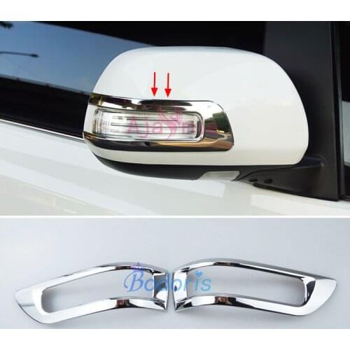 Car Styling Chrome Rearview Mirror Cover Side Wing Cap Shell Case Garnish Moulding Trims 2011-2018 For Toyota Sienna Accessories