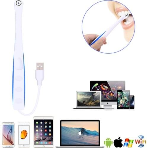 2MP 1080P Wireless WIFI /USB Oral Tooth Endoscope HD Digital Microscope Handheld Otoscope