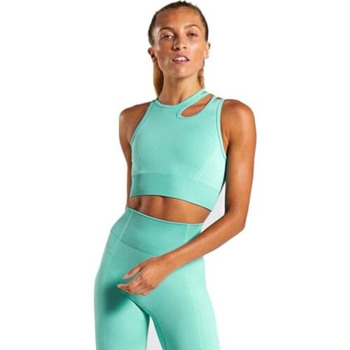 Seamless Multi-Shoulder Double-Layer Yoga Super-Elastic High-Strength Support Sports Bra Female