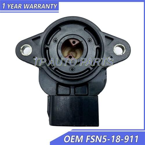 TPS Sensor Throttle Position Sensor OEM FSN5-18-911 198500-1160 Compatible With Mazda