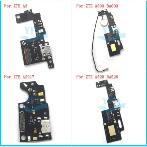 For ZTE Blade A3 A603 BA603 Axon 7 A2017 A520 BA520 USB Charging Charge Dock Port Microphone Connector Flex Cable Board