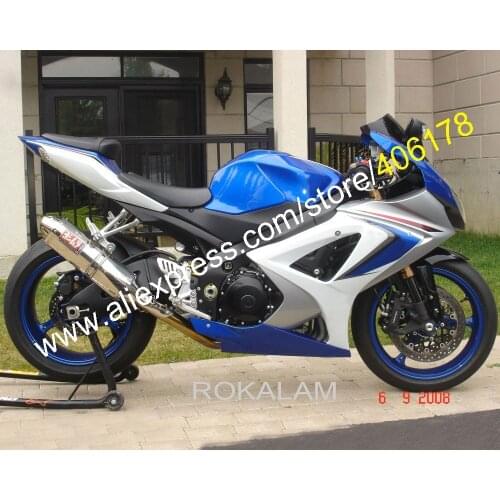GSXR1000 07 08 K7 Fairing For Suzuki GSX-R1000 2007 2008 GSX-R1000 Blue White Aftermarket Sport Fairings Kit (Injection Molding)