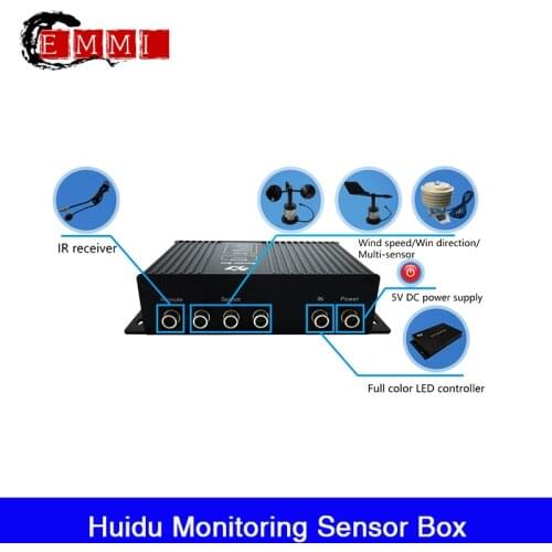 HD-S208 Environmental Monitoring Sensor Box of temperature, humidity, brightness, PM alue, wind speed, wind direction, noise