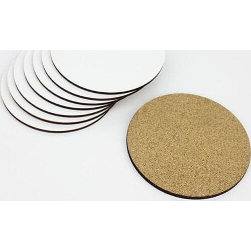 Round Square Hexagon Shape Hot Transfer Printing Blank Cup Pads Customized Sublimation Coaster Mats Wholesale#891210