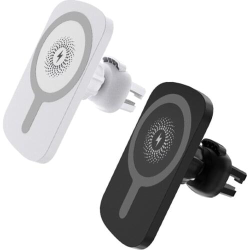 15W Magnetic Wireless Charger For Iphone12 Car Wireless Charger Fast Charging Auto Accessories