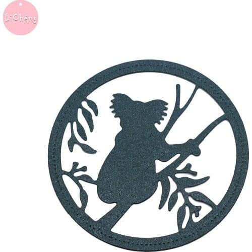 Koala Slimline Card metal cutting dies Scrapbooking Album Paper Cards Making Crafts Embossing Cut Folders Etched Clear Stamps