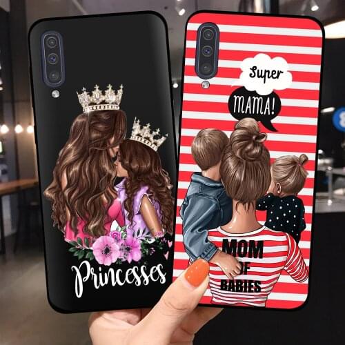 Fashion Super girls soft case for Samsung Galaxy A10 A20 A20E A21S A30 A30s A40 A50 A50S A60 A70 A7 A8 2108 A750 A530 Case Cover