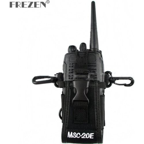 MSC-20E Portable Walkie Talkie Nylon Case Cover Handsfree Holder for Baofeng UV-9R TYT Motorola GP338 GP328 Icom Walkie Talkie