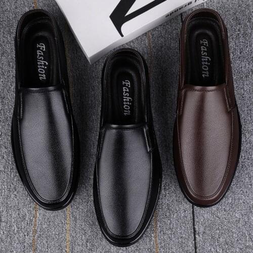 Men Casual Shoes Business Formal Wear Flats Men Loafers Genuine Leather Casual Loafers 2021 New