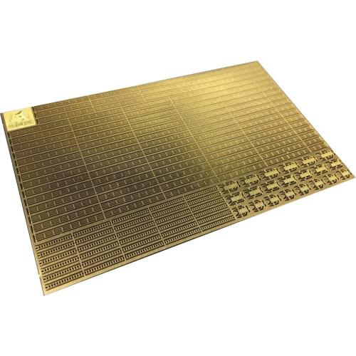 Durable Photo-Etch PE Handrails & Ladders Fence Railing For 1/700 Warship Model Ship CYPE005 Repair Tool parts