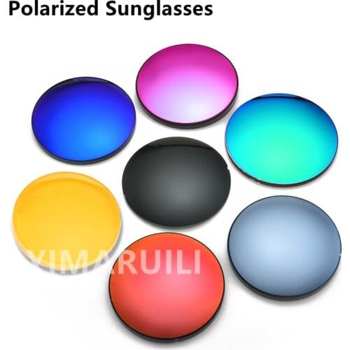 YIMARUILI Polarized Lens 1.56 1.61 1.67 Myopia Sunglasses Lens UV400 Prescription CR-39 Resin Aspherical Lens 1 Pair