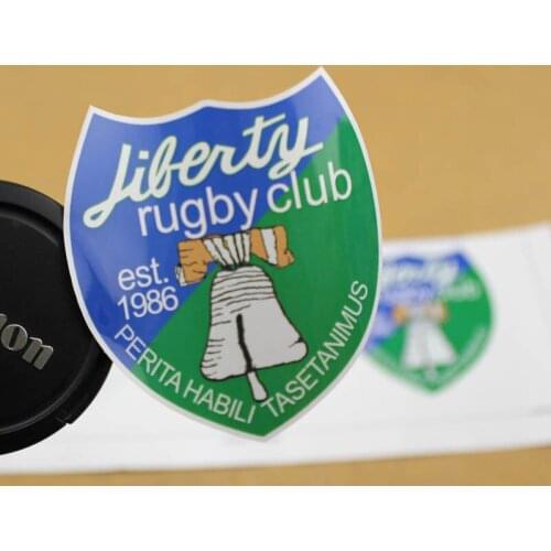 Customized Custom shape paper bottle neck label for beer bottle