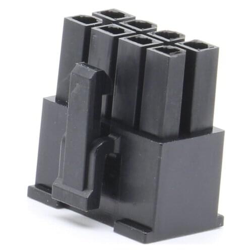 8P Molex black 4.2mm connector plug 5557 male plastic shell computer ATX power car