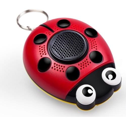 130Db Safety Emergency Alarm Siren with LED Flash Light for SOS Emergency& Built-in Battery HD Speaker for Outdoor Music Playing