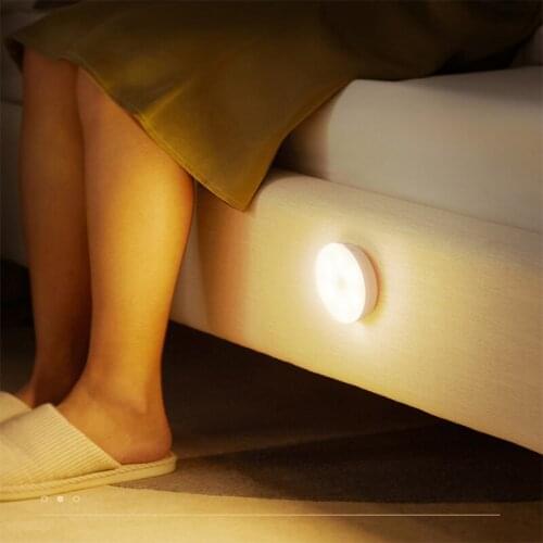 LED Human Body Induction Night Light, Charging Corridor Cabinet Induction Lamp, Bedroom Bedside Lamp, USB Charging