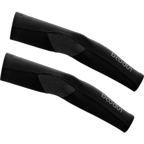 1 Pair Unisex Outdoor Sun UV Protector Arm Sleeves Cooling Covers Black