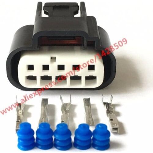 10 Sets Electric Female 5 Pin Waterproof Connector Housing Plug 11904 For Toyoya 7283-5529