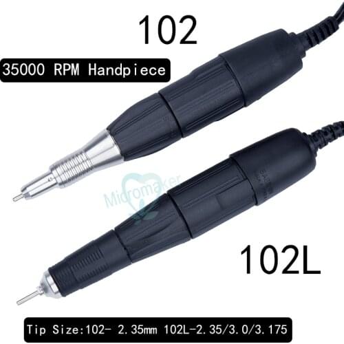 102/102L 2.35mm Dental Lab STRONG Micromotor Handpiece 35000RPM jewelry tools