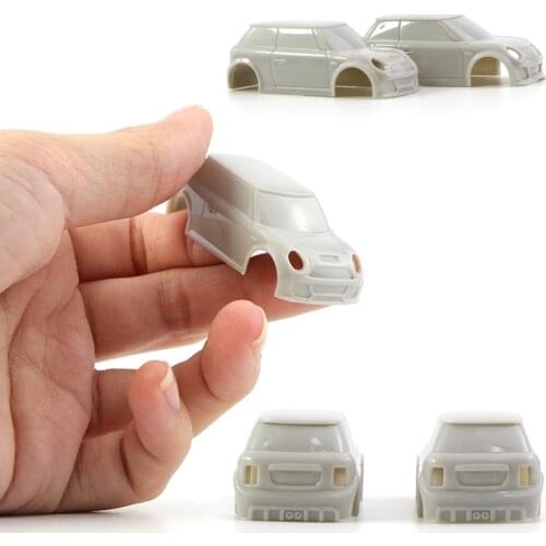 2pcs Turbo Racing 1/76 Scale MINI RC Car Remote Control Car Spare Shells DIY Graffiti