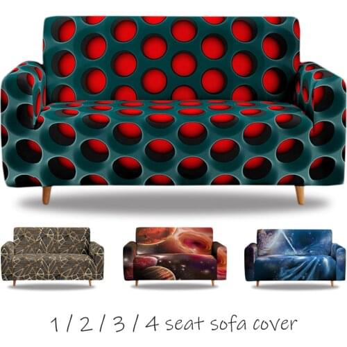 2020 new 3D printing Sofa Covers non-slip elastic Stretch Sofa Cover for Living Room Couch Cover L shape 1/2/3/4 Seater