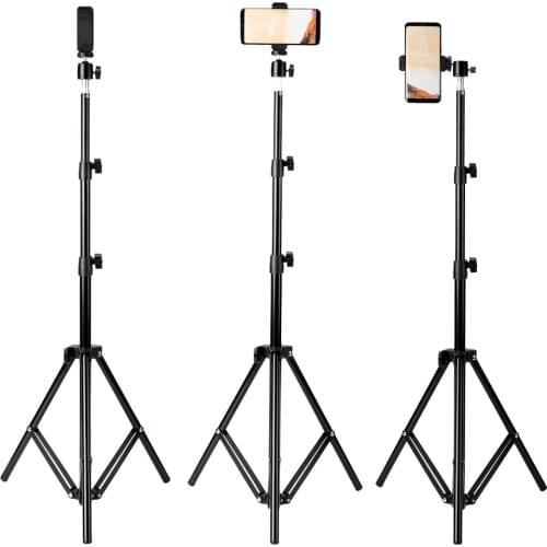 Aluminum Tripod For iphone 11 12 Pro Max Xiaomi Huawei Cell Phone Live Photography Selfie Tripod For Tik Tok Vlog video Camera