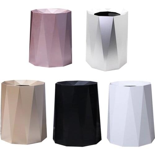 Household Trash Can Simple Trash Can Without Cover Multifunctional Home Office Living Room