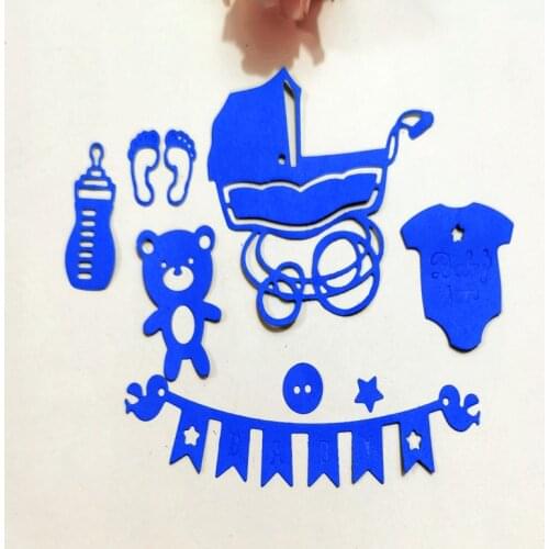 Childrens Toy Decoration Metal Cutting Dies for DIY Scrapbooking Album Paper Cards Decorative Crafts Embossing Die Cuts