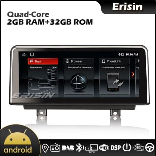 Erisin ES3130N 10.25" Android 10 IPS Autoradio Carplay DAB+ WiFi TPMS BT Navi For BMW 3er F30 F31 F34 4er F32 F33 F36 M3 F80 M4
