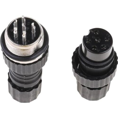 GX16 Waterproof Aviation Connector Plug Socket Sensor Encoder 2/3/4/5/6 Pin New
