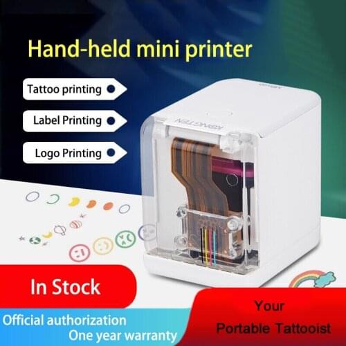 Kongten Mbrush Printer Handheld Printer Portable Bluetooth Mobile Print Tattoo Color Mini Wifi Printers PrinCube Handheld Inkjet