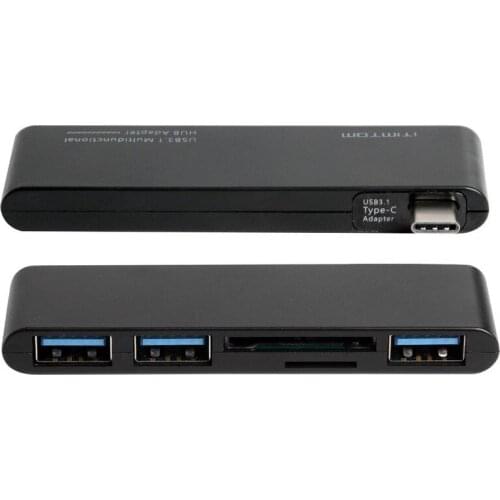 5 In 1 USB 3.0 Hub USB Splitter Converter 5Gbps SD/TF Card Reader Adapter for Macbook Pro Desktop Laptop PC