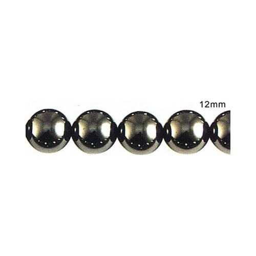 Hematite Round spacer diy beads 12mm