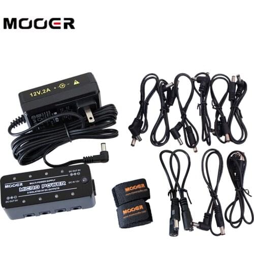 MOOER Multi - Power Supply Provide stable 9V DC power supply with high performance, each