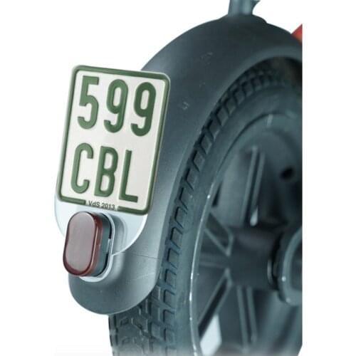 3D Print License Plate Frame Tag for Xiaomi Mijia M365 M187 Electric Scooter Number Plate for Xiaomi M365 Pro MI Scooter Parts