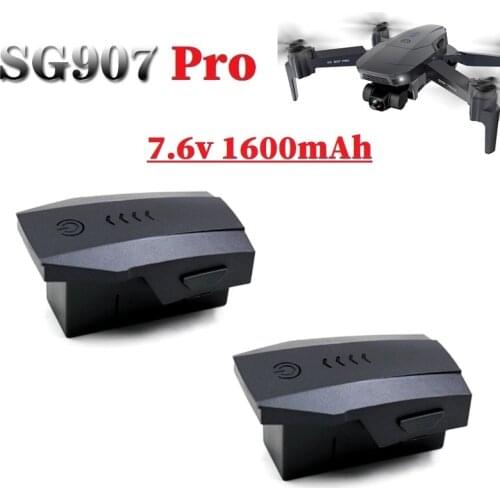 Original 7.6V 1600mAh Lipo Battery For SG907 PRO Drone 5G GPS Smart Anti-Shake RC Quadcopter Spare Parts 1-3Pcs And Portable bag