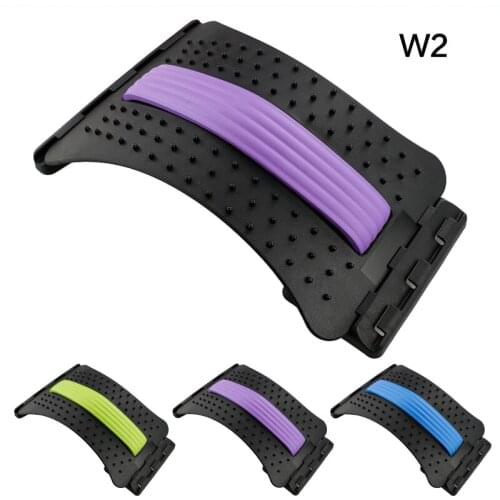 Sit-ups Stand Back Muscle Stretcher Posture Corrector Support Lumbar Neck Massage Acupuncture Bracket Fitness Workout Waist Tool