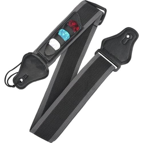 Adjustable Simple Design Acoustic Electric Guitar Strap Electric Acoustic Bass Guitar Strap Belt Guitar Accessories