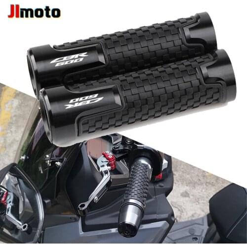 With LOGO CBR600 For Honda CBR600F/CBR600 F2/F3/F4/F4i/CBR600RR Motorcycle Accessories 7/8'' 22MM Handle Hand Bar Handlebar Grip
