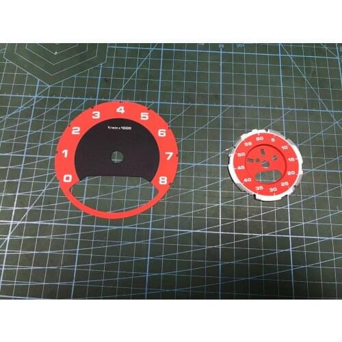 Tachometer Gauge Face Overlay For Porsche Paramera 971 Cayenne 2017-2021 Stopwatch Chrono Gauges